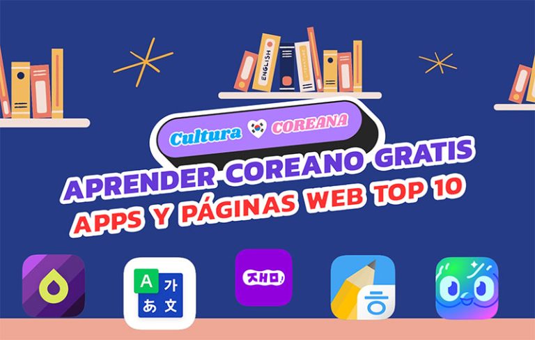 Aprender coreano gratis Apps y Página web Top 10