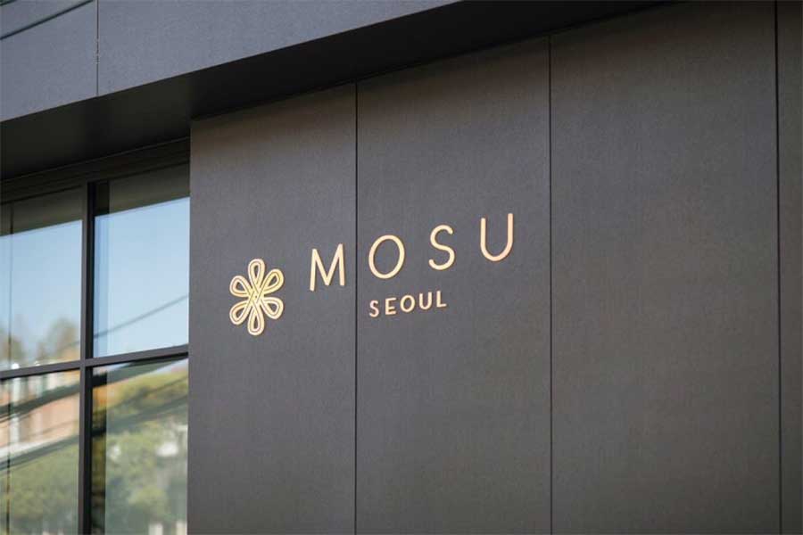 Edificio del restaurante Mosu Seoul.
